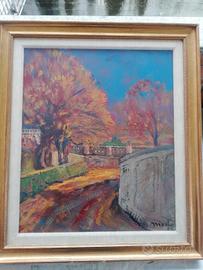 QUADRO OLIO  METELLO MERLO 1886-1964 (to) 