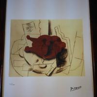 Litografia originale Picasso ''Menu'' anno.1930.