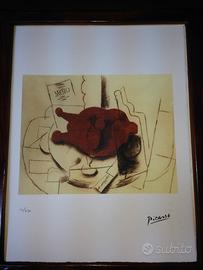 Litografia originale Picasso ''Menu'' anno.1930.