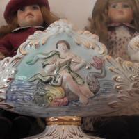 Composizione di tre anfore anni 50/60 Capodimonte