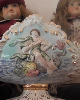Composizione di tre anfore anni 50/60 Capodimonte