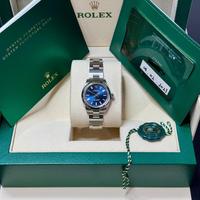 Rolex Oyster Perpetual 28 blu