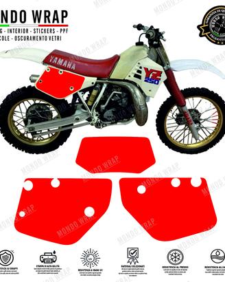 Adesivi tabelle Compatibili con Moto Yamaha YZ 250