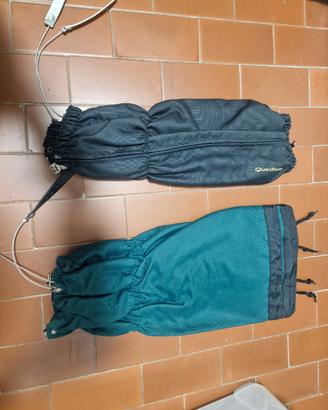 2 coppie di ghette lunghe per escursionismo