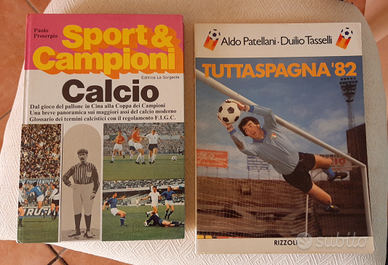 Libri sport calcio anni 70/80 vintage d'epoca