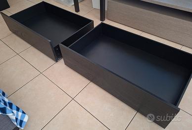 Coppia cassetti letto Malm Ikea