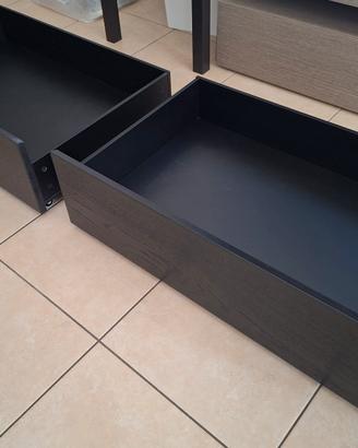 Coppia cassetti letto Malm Ikea
