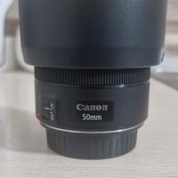 obbiettivo canon ef 50mm