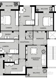 Luna e Sole. Spazioso pentavano con cantina