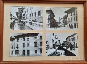 Quadro con fotografie di Via Grazzano Udine