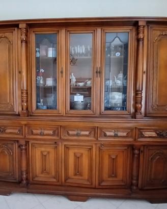 Credenza Vetrina Classica in Legno