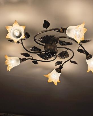 lampadario completo di luci led