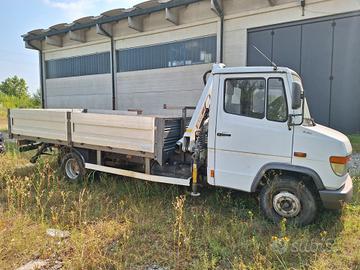 Mercedes-benz Vario 612 Cassone fisso Gru Palfingh