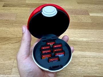 Porta cartucce nintendo switch pokeball