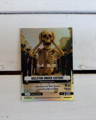 Skeleton Under Custody Skifidol Italian Brainrot