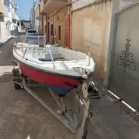 Barca completa motore e carrello omologato