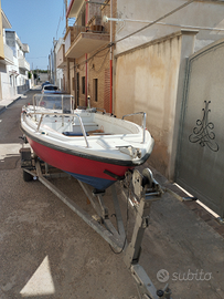 Barca completa motore e carrello omologato