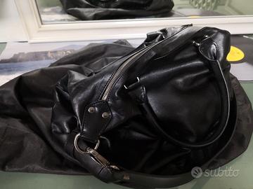 BORSA NEROGIARDINI ORIGINALE IN VERA PELLE