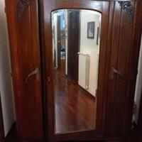 armadio e como' in rovere meta '900