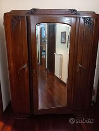 armadio e como' in rovere meta '900