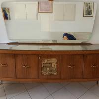 Mobile buffet Anni 50, artigianale-specchio-bar