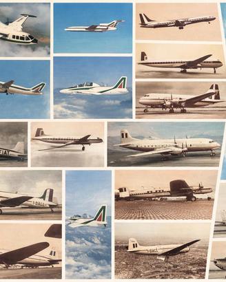 15 Cartoline Alitalia Fiat Aviazione Vintage