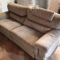 Divano sfoderabile in microfibra 