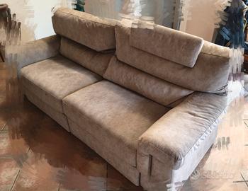 Divano sfoderabile in microfibra 