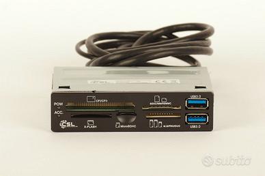 Lettore di schede interno CSL USB 3.0 3,5" con 2 p