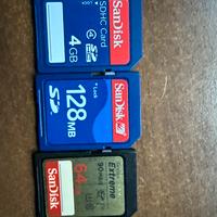 SanDisk da 128 mb - 4gb- 64gb extreme