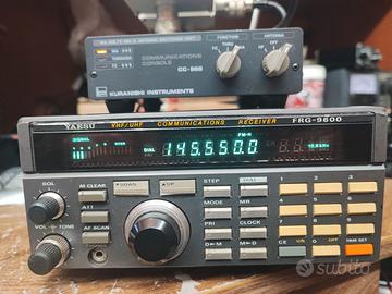 Yaesu FRG-9600 + Consolle Kuranishi Hf e Pre VHf