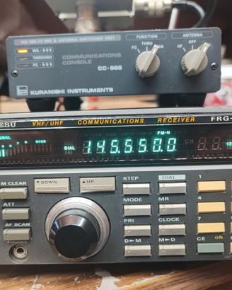 Yaesu FRG-9600 + Consolle Kuranishi Hf e Pre VHf