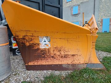 Assaloni, vomero, neve, lama, spargisale, trattore