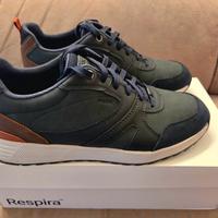 Geox in pelle blu uomo 44