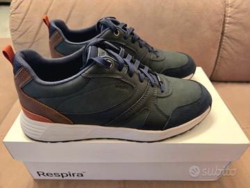 Geox in pelle blu uomo 44