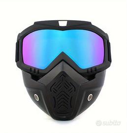 Ls2 maschera per casco jet trial cross