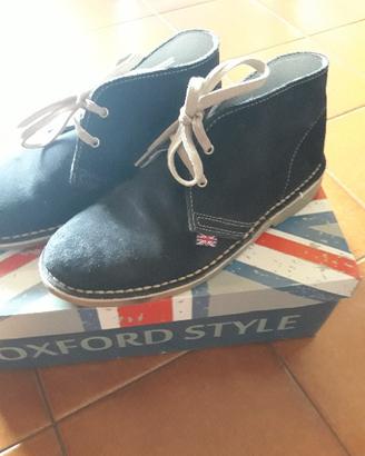 Polacchine scamosciate unisex Oxford Style mis. 36