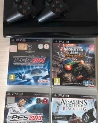 PS3 + 2 controller originali + 4 giochi – Ottime c