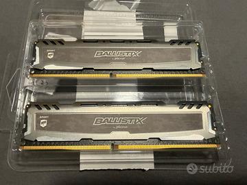 Crucial ballistix sport TL ddr4 16gb 3200mhz cl16