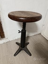 sgabello industriale Singer anni 30