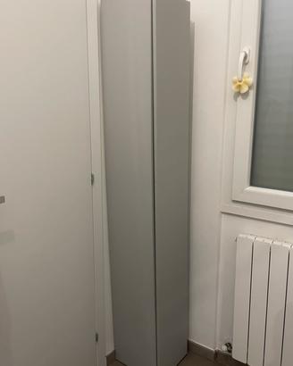 Mobiletto a colonna multi uso- 28x 185h cm Grigio
