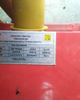 Pelletatrice geo tec 200