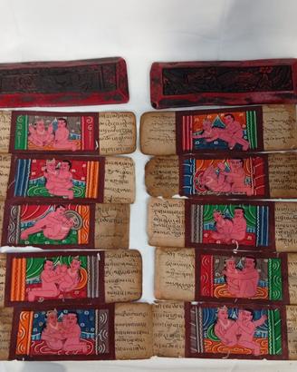 Kamasutra Manoscritto Con Copertina In Legno