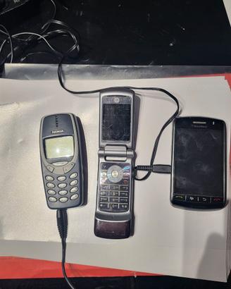 NOKIA 3310, Motorola, BLackberry