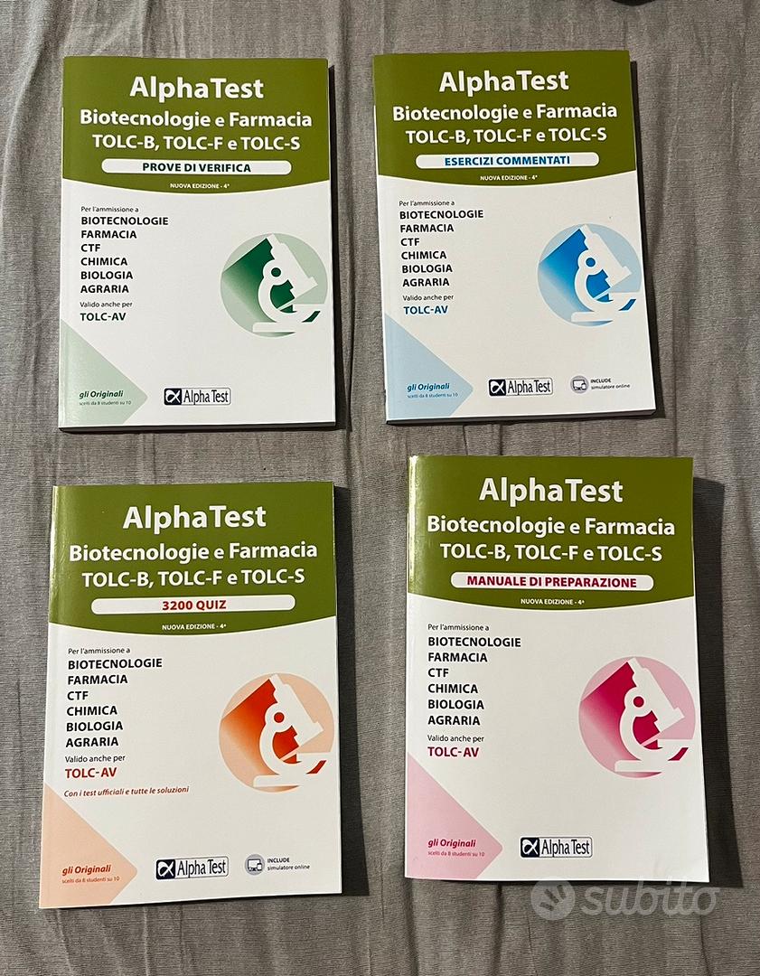 Alpha test (tolc-B, tolc-F, tolc-S) - Libri e Riviste In vendita a Brescia