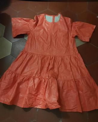 vestito in similpelle