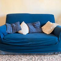 2 divani 2 posti completi di copridivani e cuscini