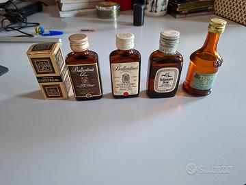 N. 5 MINIATURA BOTTIGLIE anni 70/80