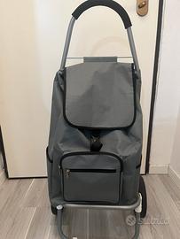Carrello spesa in acciaio