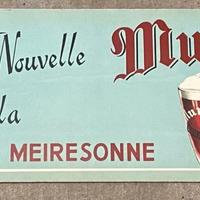 Insegna pubblicitaria  Meiresonne Belgio 1956
